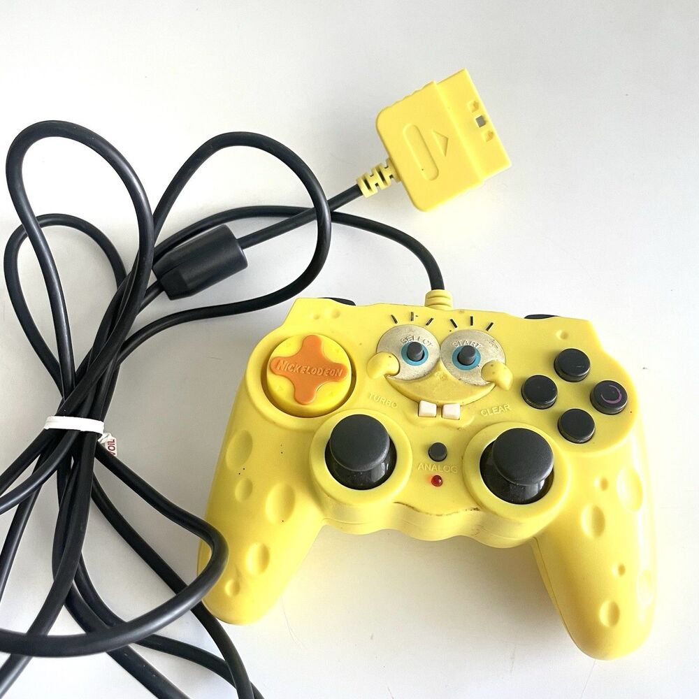 Spongebob Squarepants Controller (2004 PlayStation 2) RARE PS2 Nickelodeon